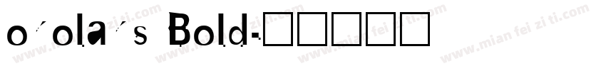 okolaks Bold字体转换